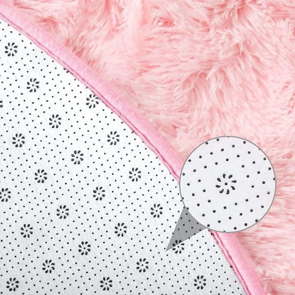 Super Soft Plush Round Rug Mat