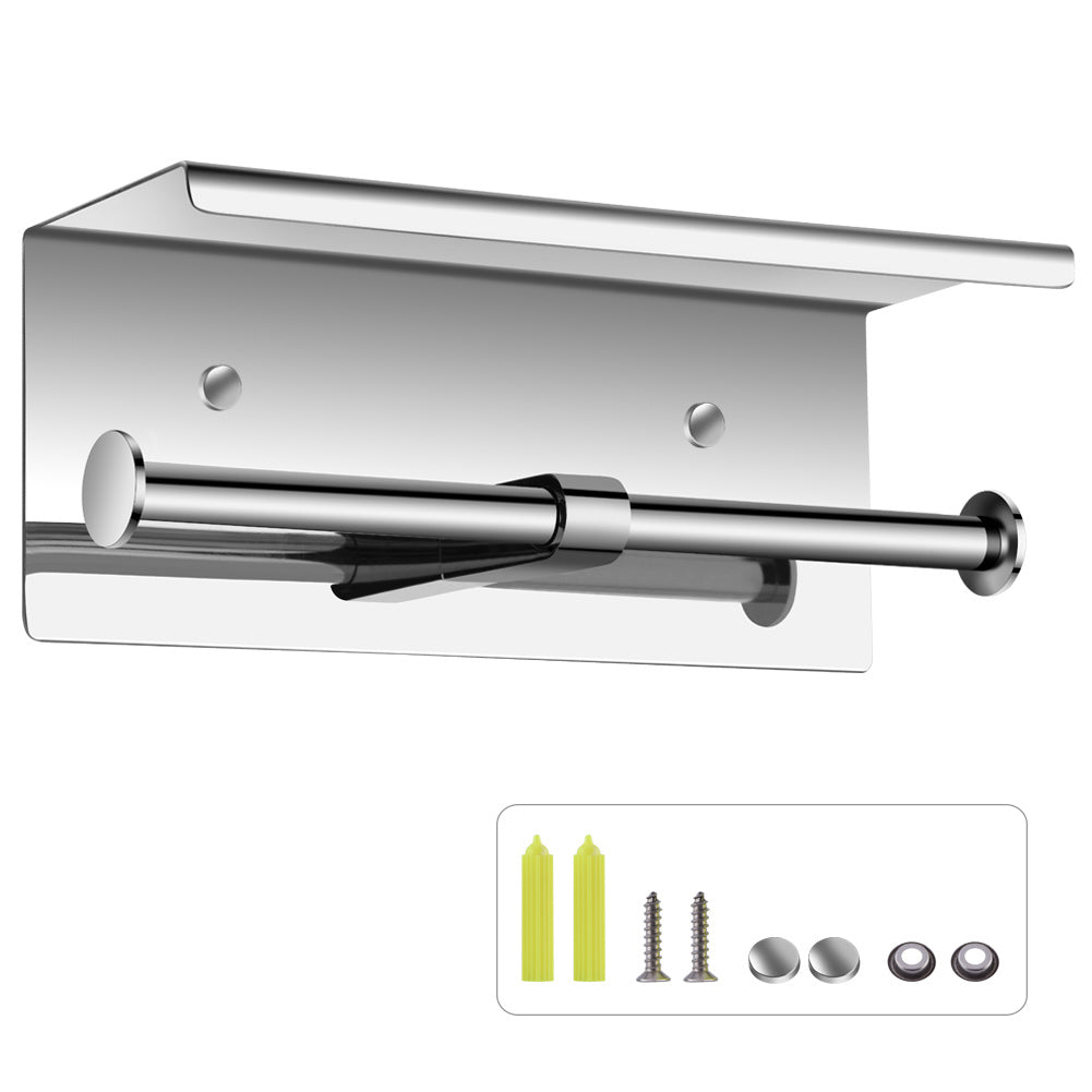 Stunning Slick Stainless Steel Toilet Paper Holder